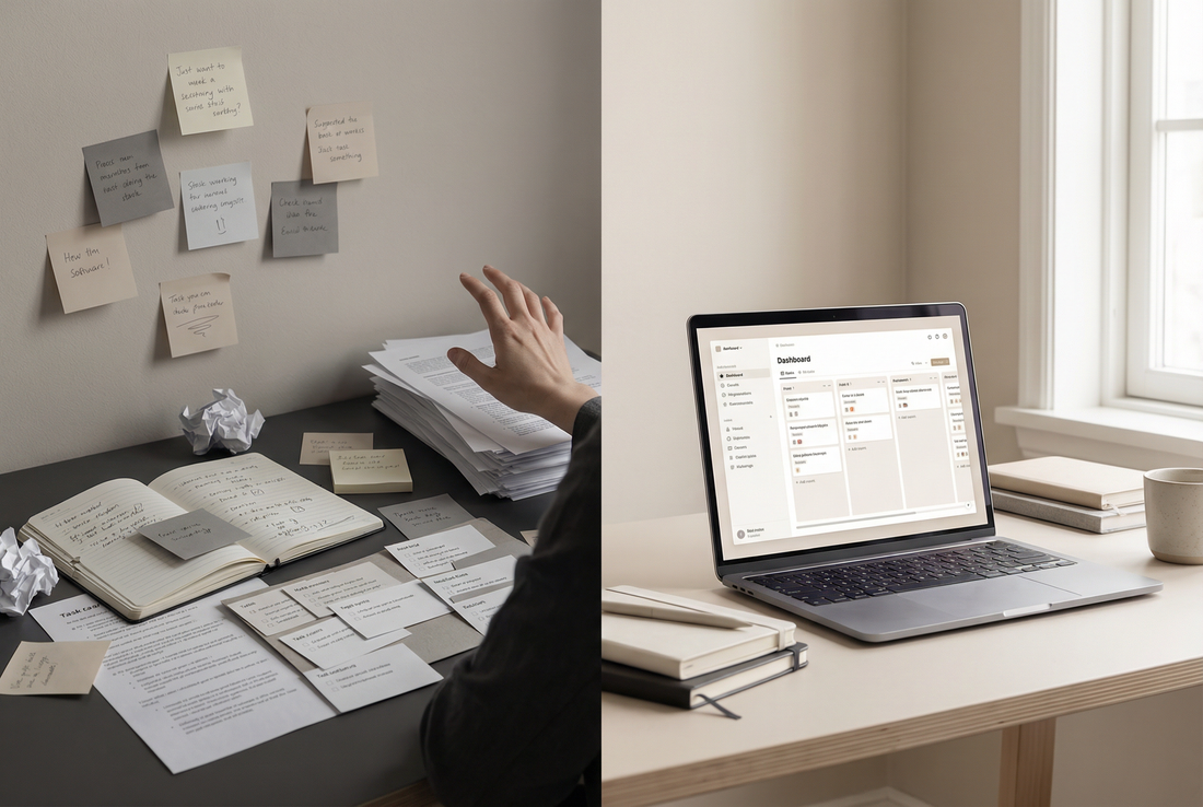 The Notion Template That Turned My Scattered Tasks Into a Clear Workflow